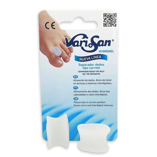 Varisan Separadores de Dedos de Tipo Carrete Talla Mediana, 2 Uds