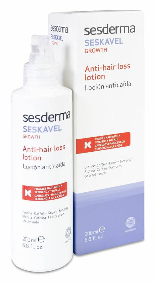 Sesderma Seskavel Growth Loción Capilar Anticaída, 200 ml