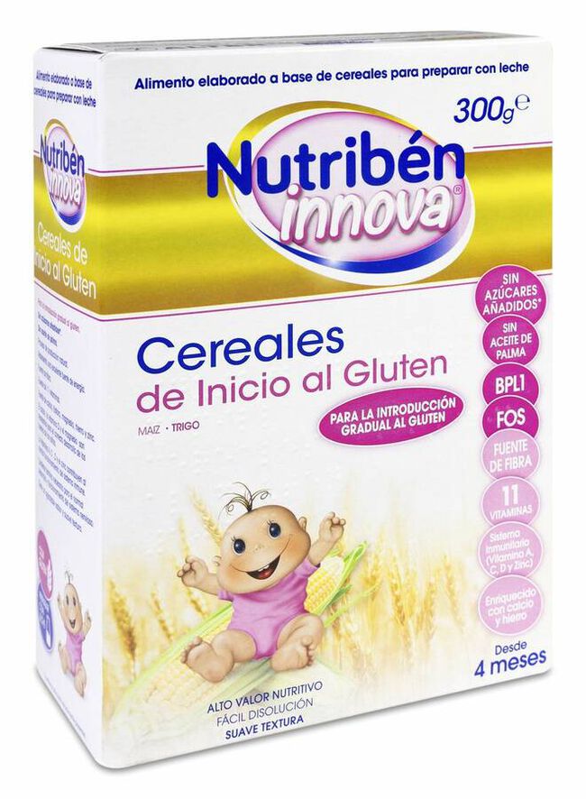 Comprar Nutribén Innova Cereales de Inicio al Gluten, 300 g