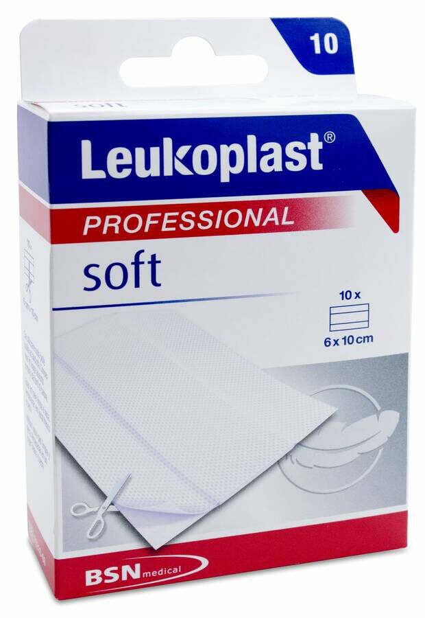 Leukoplast Soft 6 x 10cm, 10 Uds