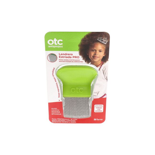 OTC Antipiojos Lendrera Estriada Pro, 1 unidad