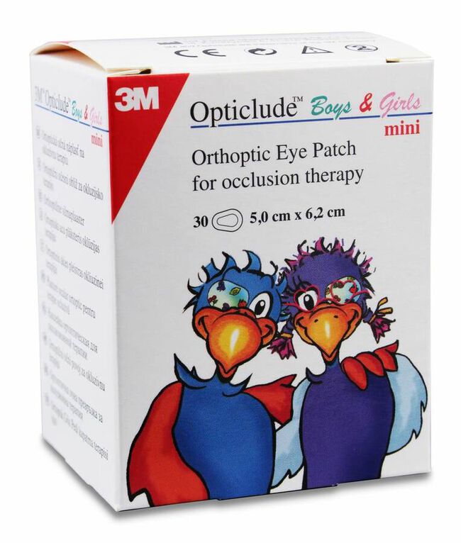 3M Opticlude Dibujos Talla Pequeña