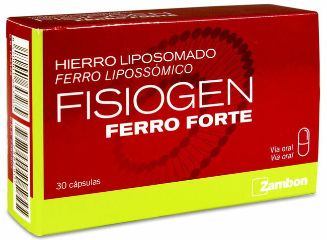 Fisiogen Ferro Forte, 30 Cápsulas
