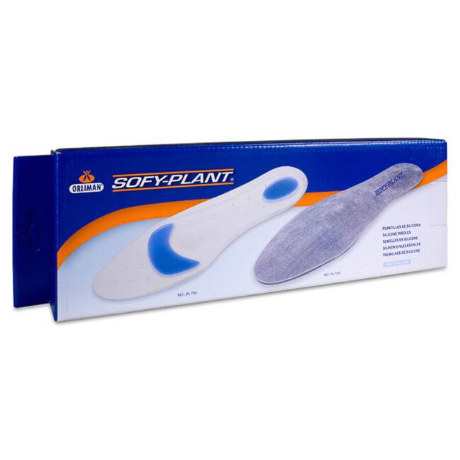 Orliman Plantilla Silicona 3/4 PL760 nº 39-40, 1 Unidad
