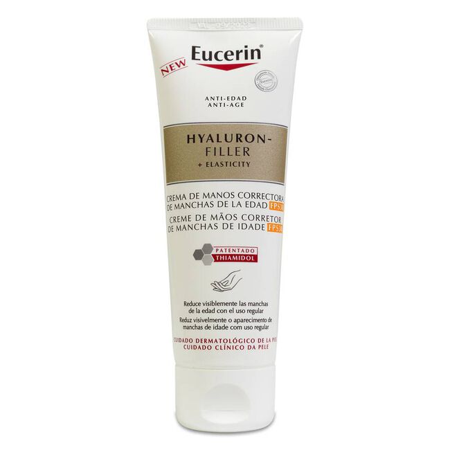 Eucerin Hyaluron-Filler Elasticity Crema Manos, 75 ml
