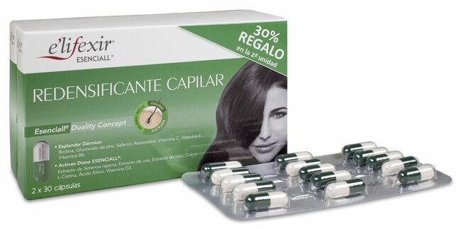 Pack e'lifexir Redensificante Capilar, 2 x 30 Cápsulas