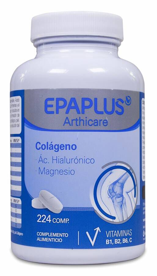 Epaplus Colágeno + Hialurónico +Magnesio, 224 Comprimidos