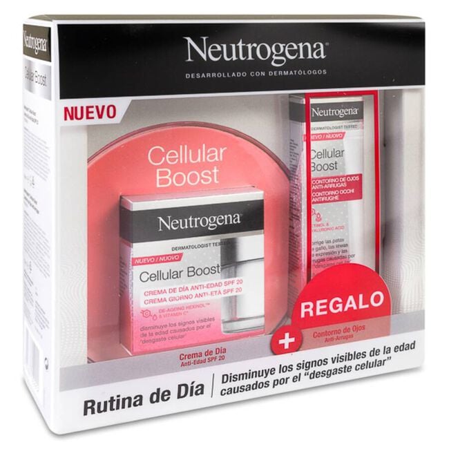 Pack Neutrogena Cellular Boost Crema de D&iacute;a + Contorno de Ojos