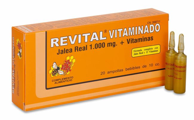 Revital Jalea Real + Vitaminas, 20 Uds