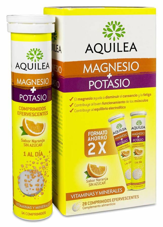 Aquilea Magnesio + Potasio, 28 Comprimidos