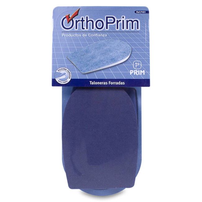 OrthoPrim Taloneras Forradas Talla L, 1 Par