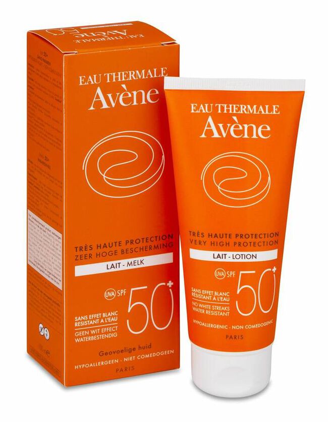 Avène Leche Muy Alta Protección SPF 50+, 100 ml