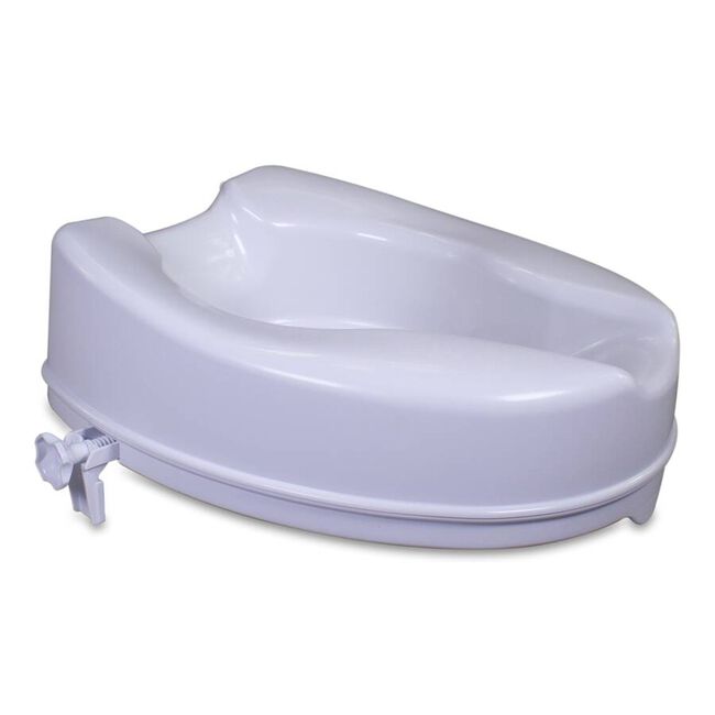 Prim Elevador WC Regulable con Tapa U278 Blanco, 1 Unidad