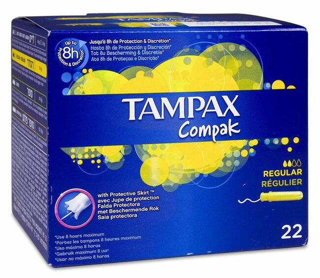 Tampax Compak Regular, 22 Uds