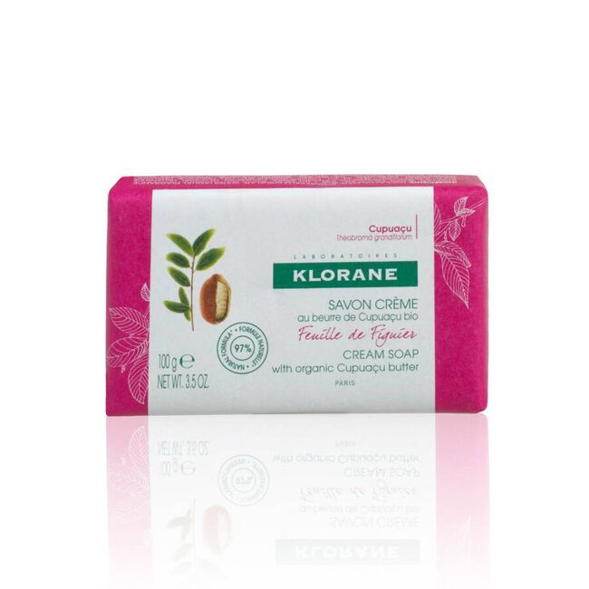 imagen de Klorane Jab&oacute;n Crema Hoja de Higuera, 100 g