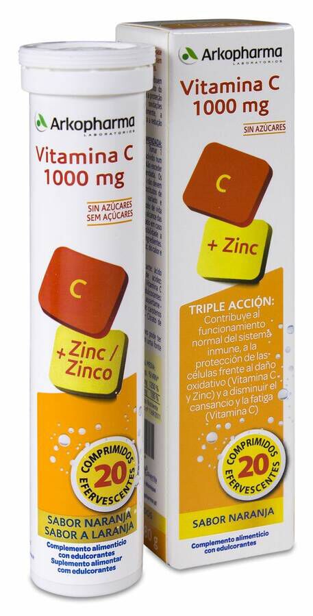 Arkopharma Arkovital Vitamina C 1000 mg, 20 Comprimidos