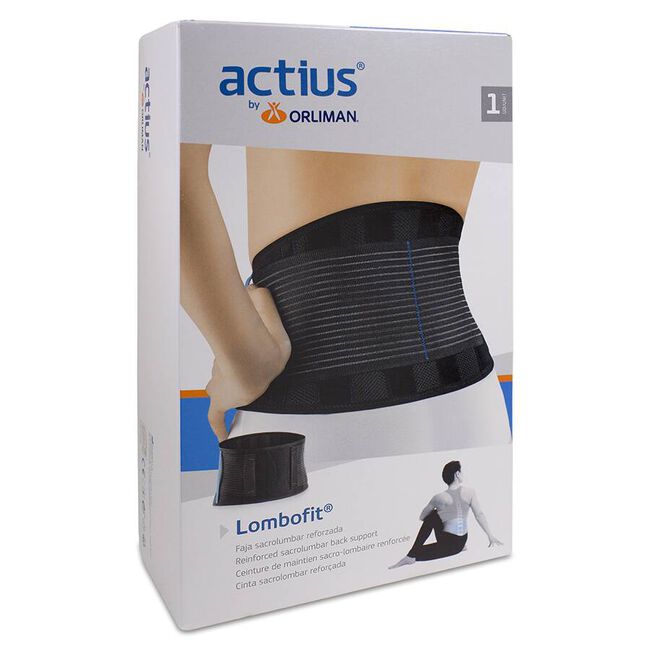 Orliman Actius Faja Sacro-Lumbar Reforzada Talla 3 ACE606, 1 Unidad