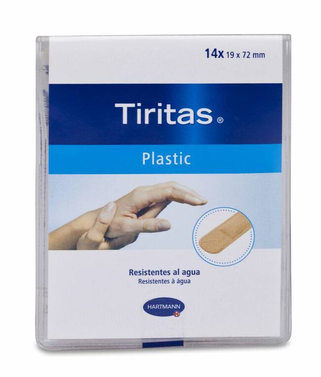 Tiritas Plastic Aposito Adhesivo 19 X 72, 14 Uds