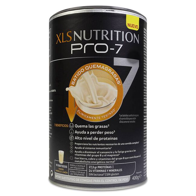Xls Nutrition Pro-7 Sabor Vainilla-Limón, 400 g