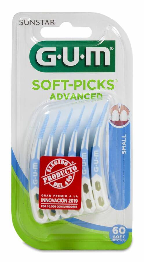 GUM Soft-Picks Advanced Small, 60 Uds