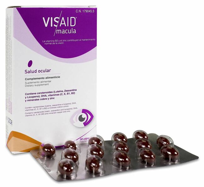 Visaid Mácula, 30 Cápsulas