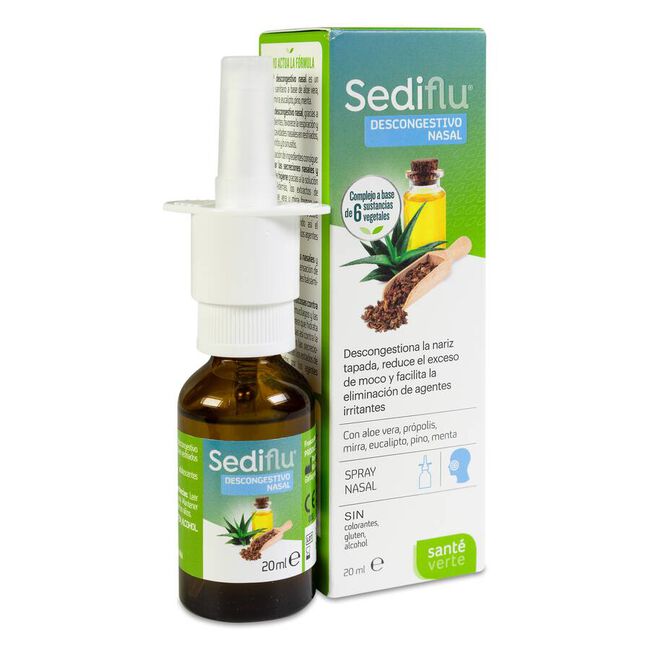 Santé Verte Sediflu Descongestivo Nasal, 20 ml