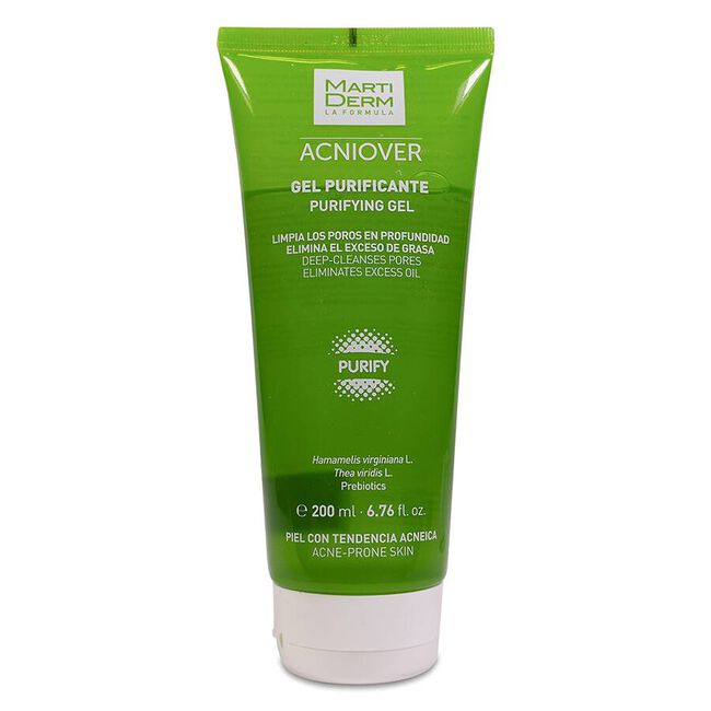 MartiDerm Acniover Gel Purificante, 200 ml
