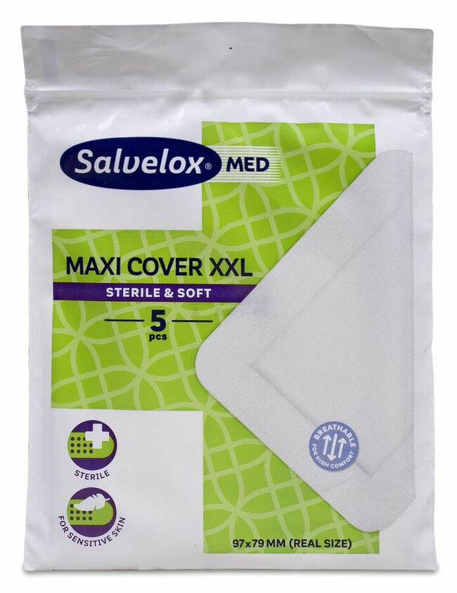 Salvelox Med Maxi Cover XXL, 5 Uds