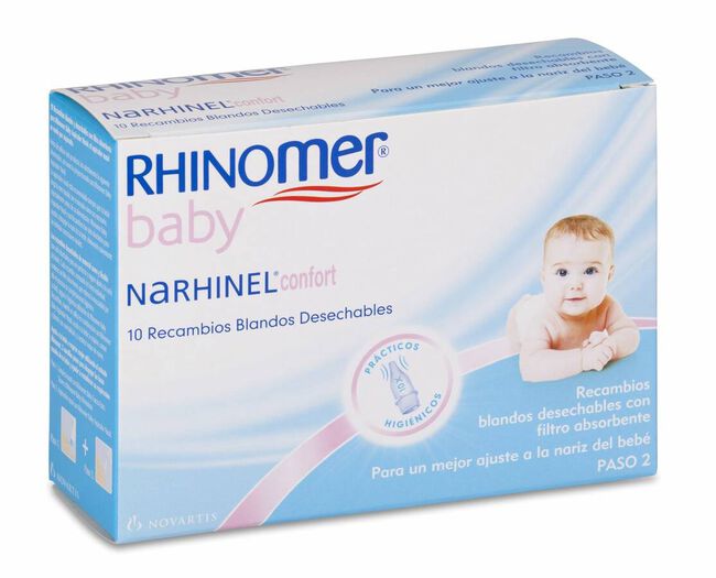 Rhinomer Narhinel Confort Recambios Blandos Desechables, 10 Uds