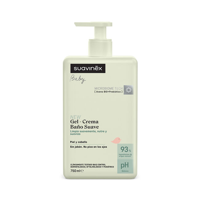 Suavinex baby-Gel Crema de Baño Suave, 750 ml