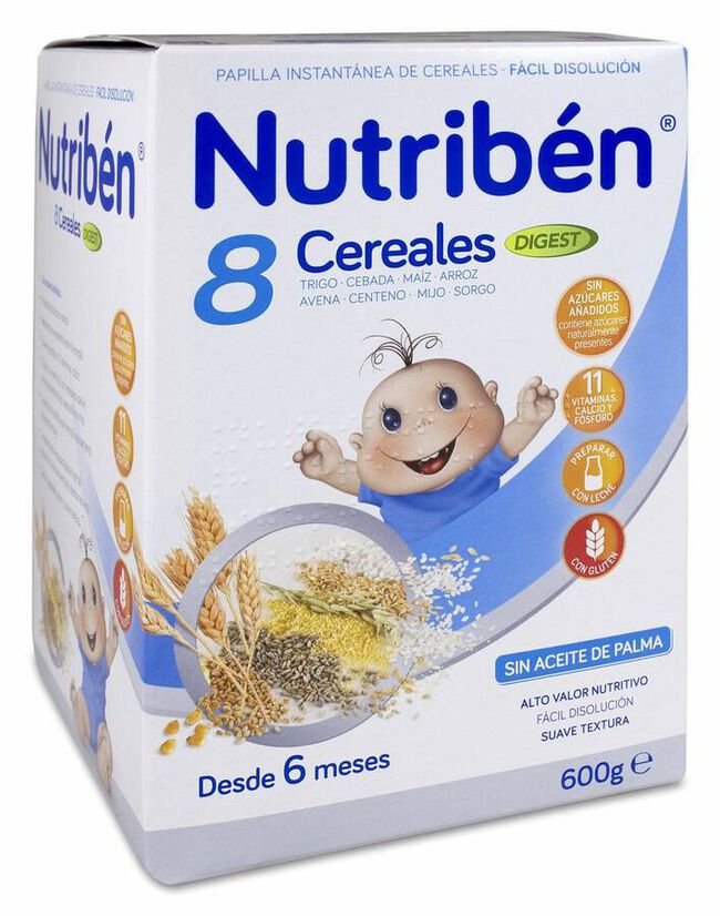 Nutribén 8 Cereales Digest, 600 g