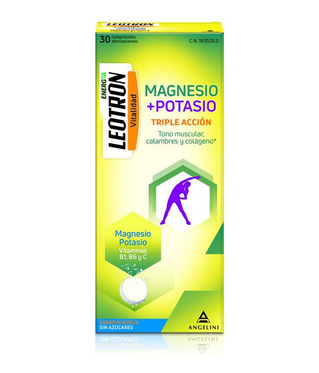 Leotron Magnesio + Potasio, 30 Comprimidos