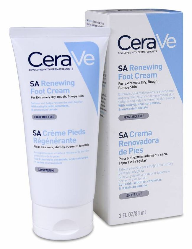 CeraVe Crema Renovadora de Pies, 88 ml