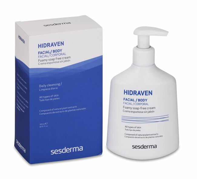 Sesderma Hidraven Crema Espumosa sin Jabón, 300 ml