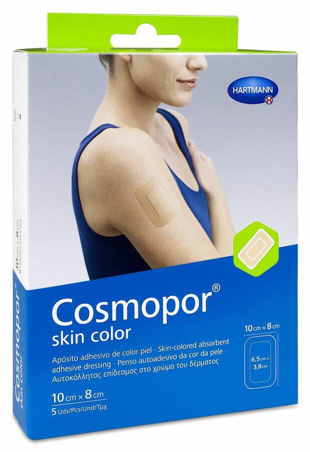 Cosmopor Skin Color 10 x 8 cm, 5 Uds