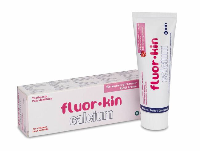 Fluor Kin Calcio Pasta Dentifrica, 75 ml
