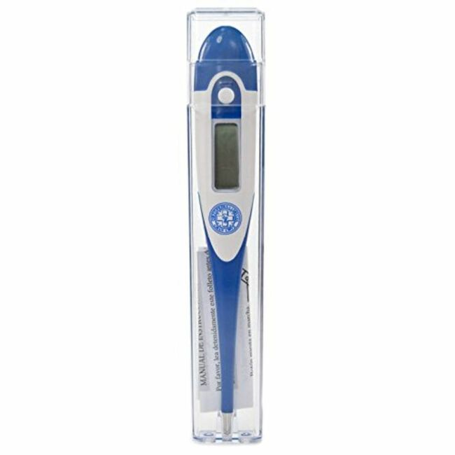 Gran Cruz Termómetro Digital Punta Flexible, 1 Unidad