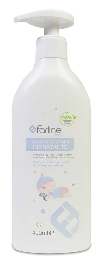 Farline Loción Hidratante Corporal para Bebé, 400 ml