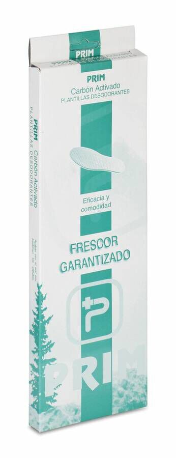 Prim Plantillas Desodorantes Carbón Activado, 2 uds