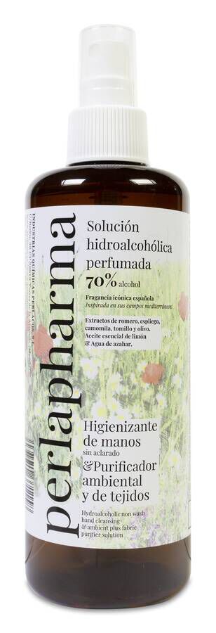 Perlapharma Spray Solución Hidroalcohólica Perfumada, 300 ml