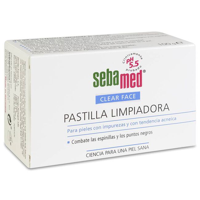 Sebamed Clear Face Limpiador en Pastilla, 100 g
