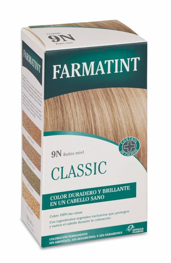 Farmatint Tinte Capilar 9N Rubio Miel, 1 Ud