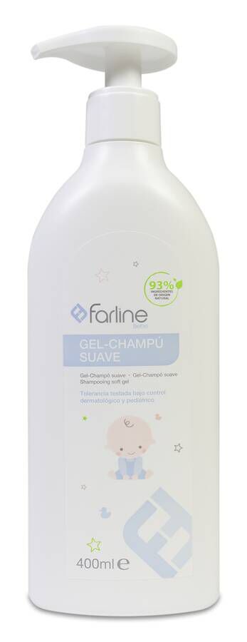 Farline Gel-Champú Suave Bebé, 400 ml