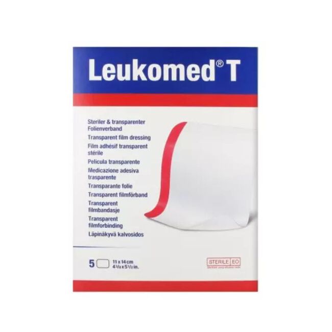 Leukoplast Leukomed T, 5 unidades, 11 cm x 14 cm