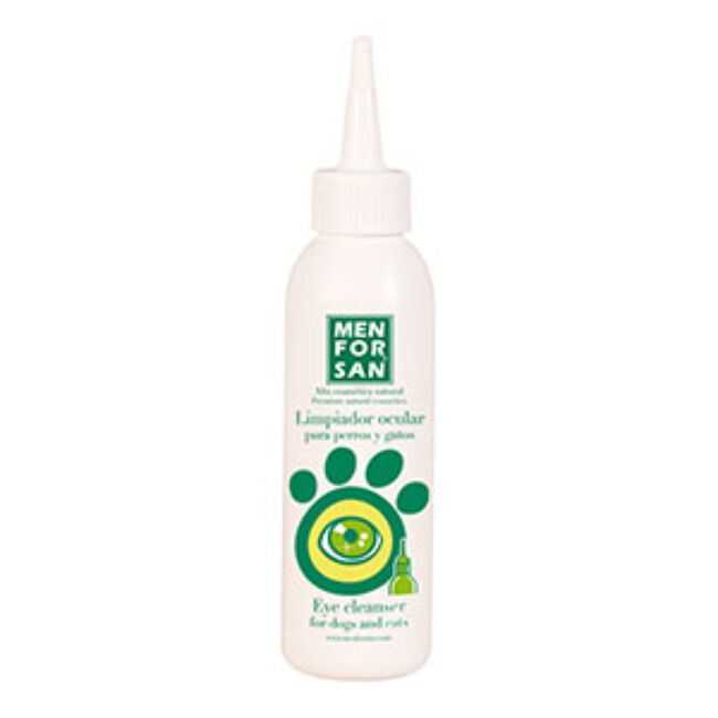 Menforsan Limpiador Ocular para Perros y Gatos, 125 ml
