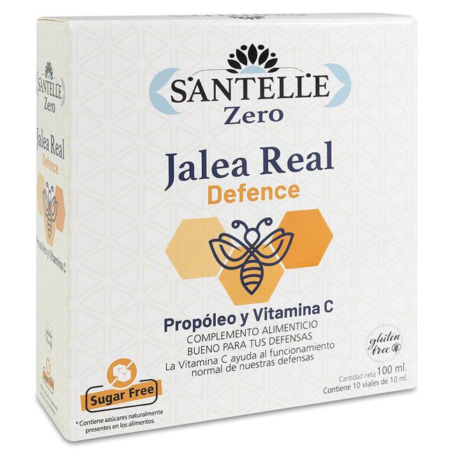 Ynsadiet Santelle Jalea Real Defence Propóleo y Vitamina C, 10 Viales de 10 ml