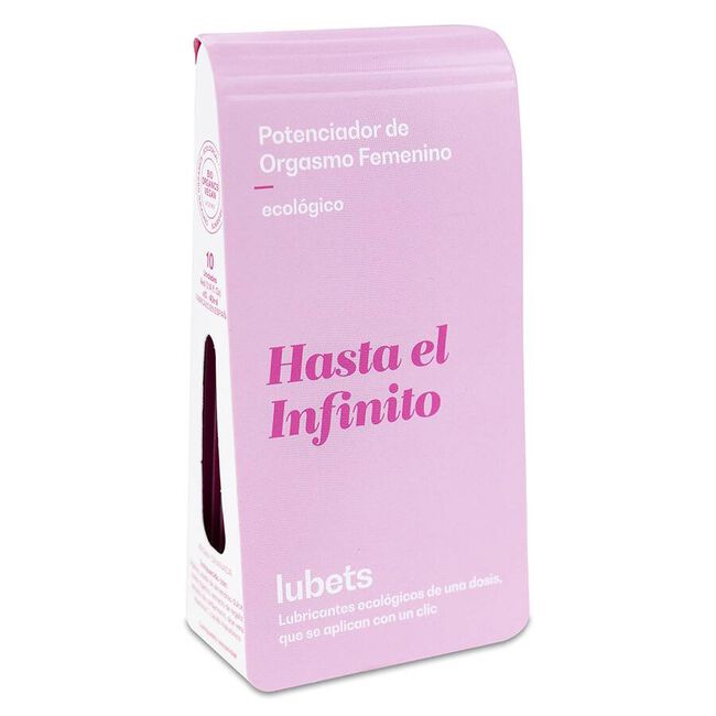 Lubets Lubricante Ecológico Potenciador del Orgasmo Femenino, 10 ud