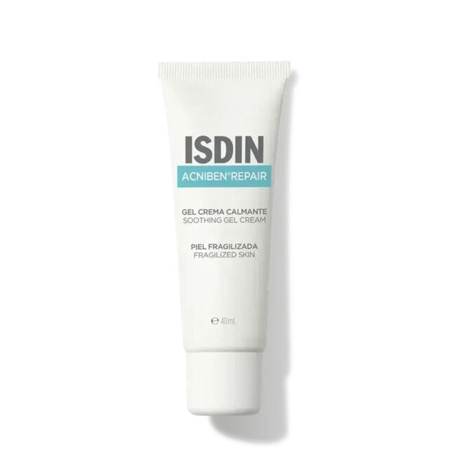 imagen de Isdin Teen Skin Rx Acniben Repair Gel-Crema Hidratante, Aliviante y Reparador, 40 ml