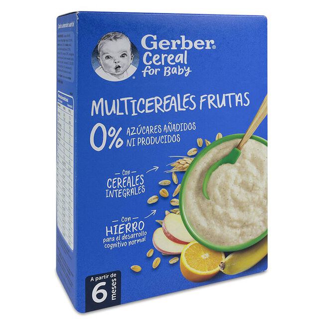 Gerber Multicererales con Fruta, 270 g