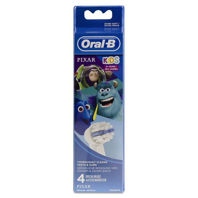 Oral-B Recambio Cepillo Dental Eléctrico Stages Power, 3 Uds